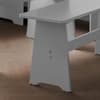Newport Grey Wooden Corner Dining Table Set