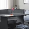 Newport Anthracite Wooden Corner Dining Table Set