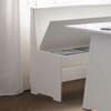 Newport White Wooden Corner Dining Table Set