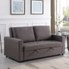 Omari Brown Fabric Sofa Bed
