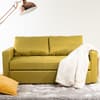 Omari Lime Fabric Sofa Bed