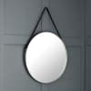Opera Round Silver Wall Mirror