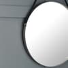 Opera Round Silver Wall Mirror