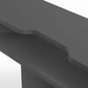 Orbit Anthracite Grey Wooden Corner Gaming Desk