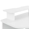 Orbit White Wooden Corner Gaming Storage Desk