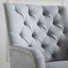Padstow Grey Fabric Armchair