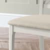 Provence Light Grey Wooden Dining Chair x 2