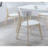 Casa White Wooden Rectanglar Dining Table