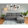 Reegan Grey Fabric Corner Sofa Bed