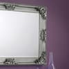 Rococo Pewter Wall Mirror