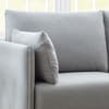 Rohe Grey Fabric 2 Seater Sofa