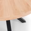 Berwick Oak Wooden Round Dining Table