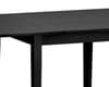 Rufford Black Extending Dining Table with Delauney Mustard Chairs Dining Set