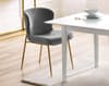 Rufford White Extending Dining Table with Harper Grey Chairs