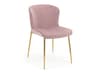 Rufford White Extending Dining Table with Harper Pink Chairs