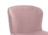 Rufford White Extending Dining Table with Harper Pink Chairs