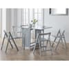 Savoy Grey Wooden Dining Table Set
