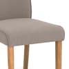 Seville Taupe Fabric Dining Chair x 2