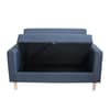 Smart Dark Grey 2 Seater Fabric Sofa