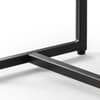 Soho Black Leather Dining Bench