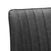 Soho Black Leather Dining Chair x 2