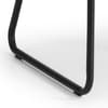 Soho Black Leather Dining Chair x 2