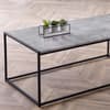 Staten Grey Concrete and Metal Coffee Table
