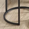 Staten Grey Concrete Tall Round Nest of Side Tables