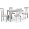 Taku Light Grey Wooden Dining Table
