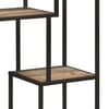 Urban Rustic Oak Wooden Medium Shelving Unit