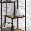 Urban Rustic Oak Wooden Medium Shelving Unit