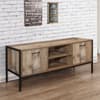 Urban Rustic Oak Wooden TV Unit