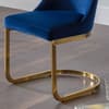 Vittoria Blue Velvet Fabric Dining Chair x 2