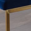 Vittoria Blue Velvet Fabric Dining Chair x 2