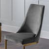 Vittoria Grey Velvet Fabric Dining Chair x 2
