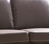 Vivo Brown Faux Leather 2 Seater Sofa
