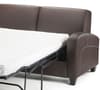 Vivo Brown Faux Leather 2 Seater Sofa