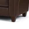 Vivo Chestnut Leather Pull Out Sofa Bed