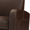 Vivo Chestnut Leather Pull Out Sofa Bed