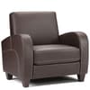 Vivo Brown Faux Leather Chair