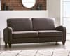 Vivo Brown Faux Leather 3 Seater Sofa