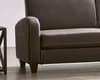 Vivo Brown Faux Leather 3 Seater Sofa