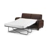 Vivo Chestnut Leather Pull Out Sofa Bed