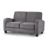 Vivo Grey Fabric 2 Seater Sofa