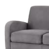 Vivo Grey Fabric 2 Seater Sofa