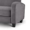 Vivo Dusk Grey Chenille 3 Seater Pull Out Sofa Bed