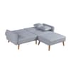 Zara Grey 2 Seater Fabric Sofa Bed