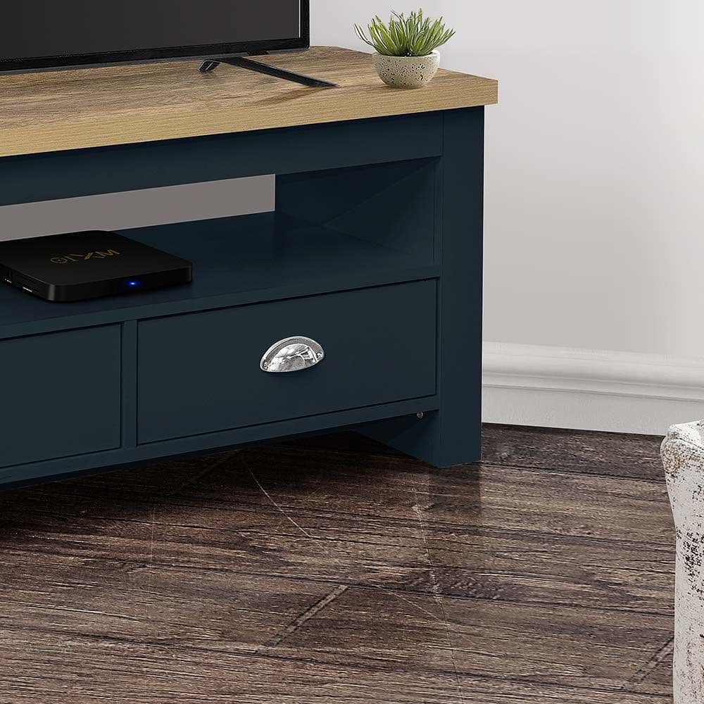Dark oak online corner unit