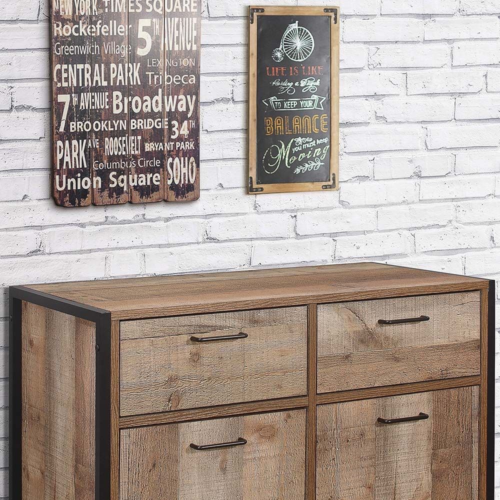 2 drawer shop sideboard
