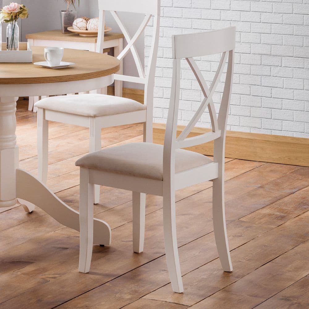White wood shop pedestal table
